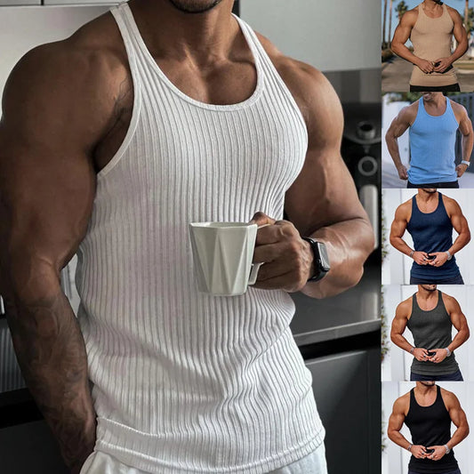 New Men Gym Tank top Fitness sleeveless shirt