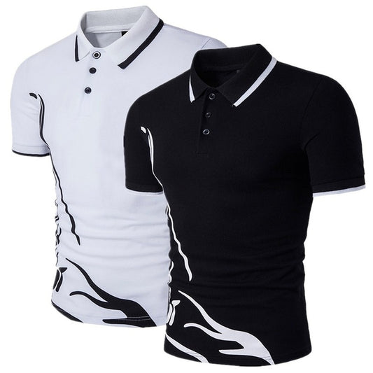 NEW Mens Short Sleeve Casual Slim Polo Shirt Golf Tennis