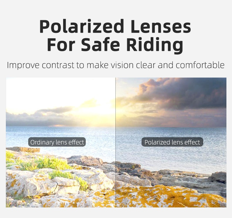 ROCKBROS Cycling Polarized Bike Glasses