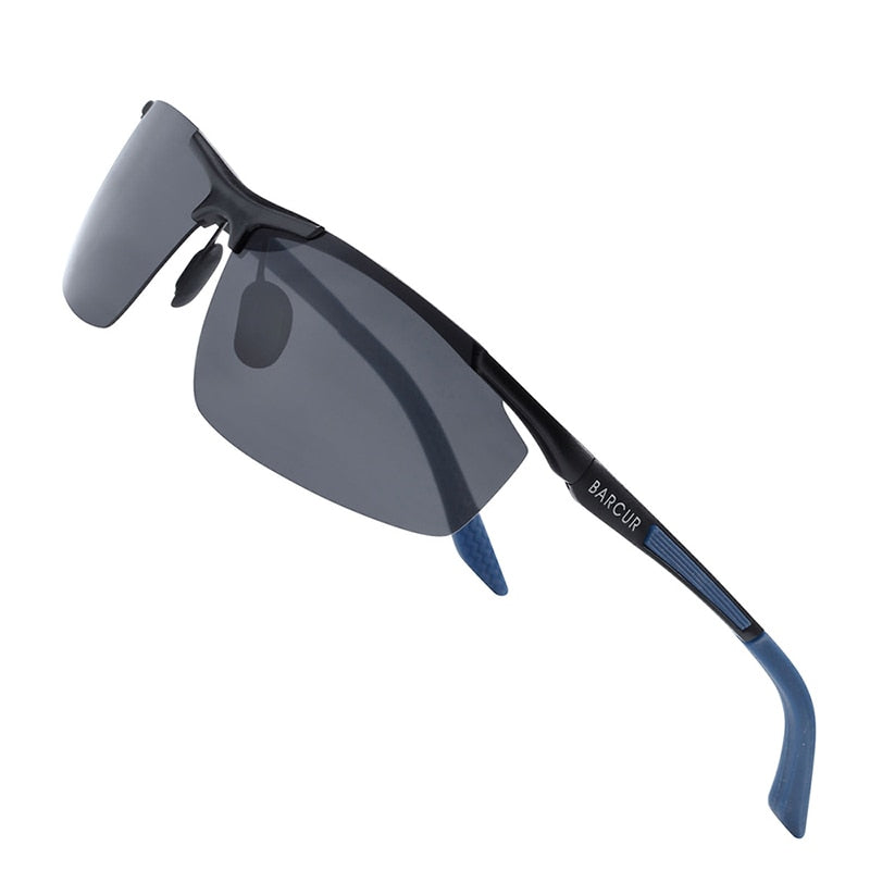 BARCUR Aluminum Magnesium Sports Polarized Sunglasses