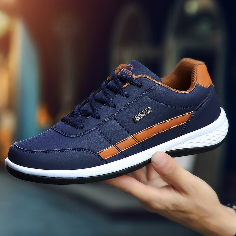 2023NEW Mens IIalian Leather Shoes Sneakers