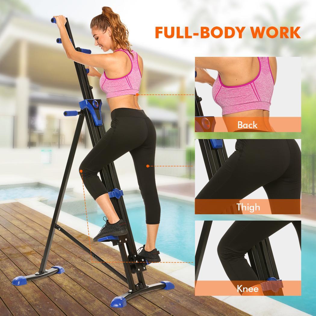 Foldable Vertical Climber Full-body Workout Exerciser