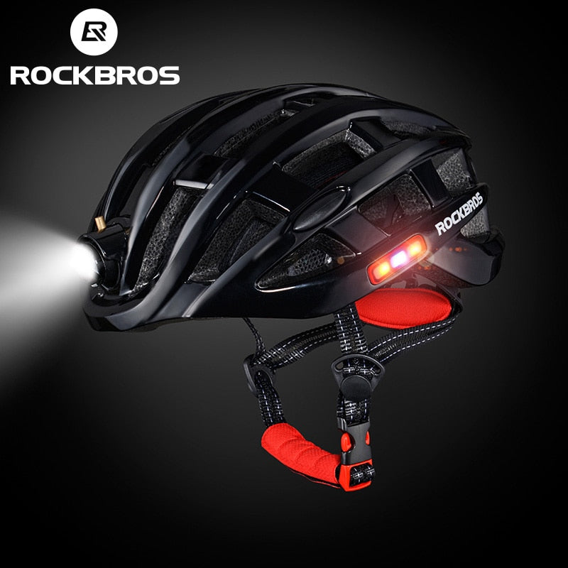 ROCKBROS Bicycle Light Helmet Waterproof