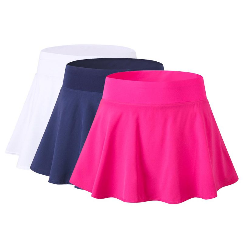 Womens Athletic Skirt with Inner Skirt