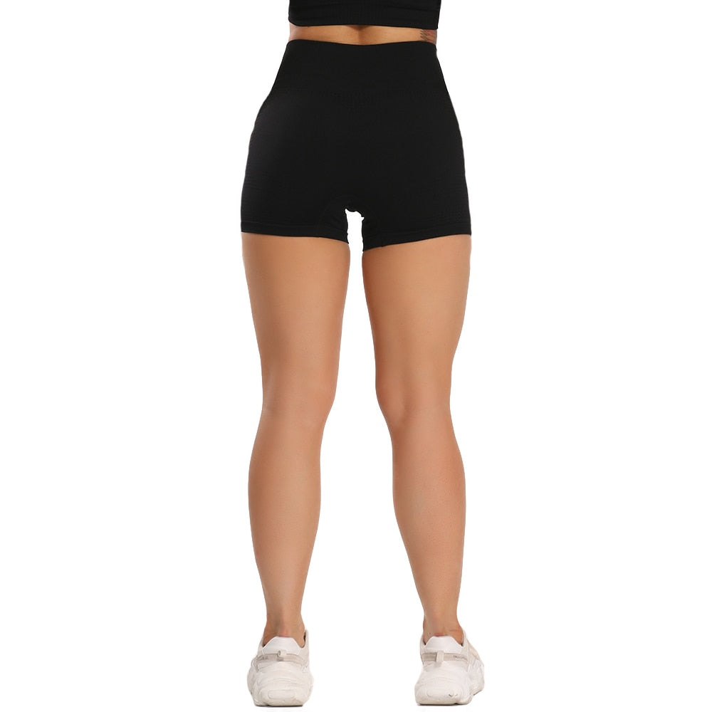 Womens Yoga Fitness Workout Hip Lifting Shorts