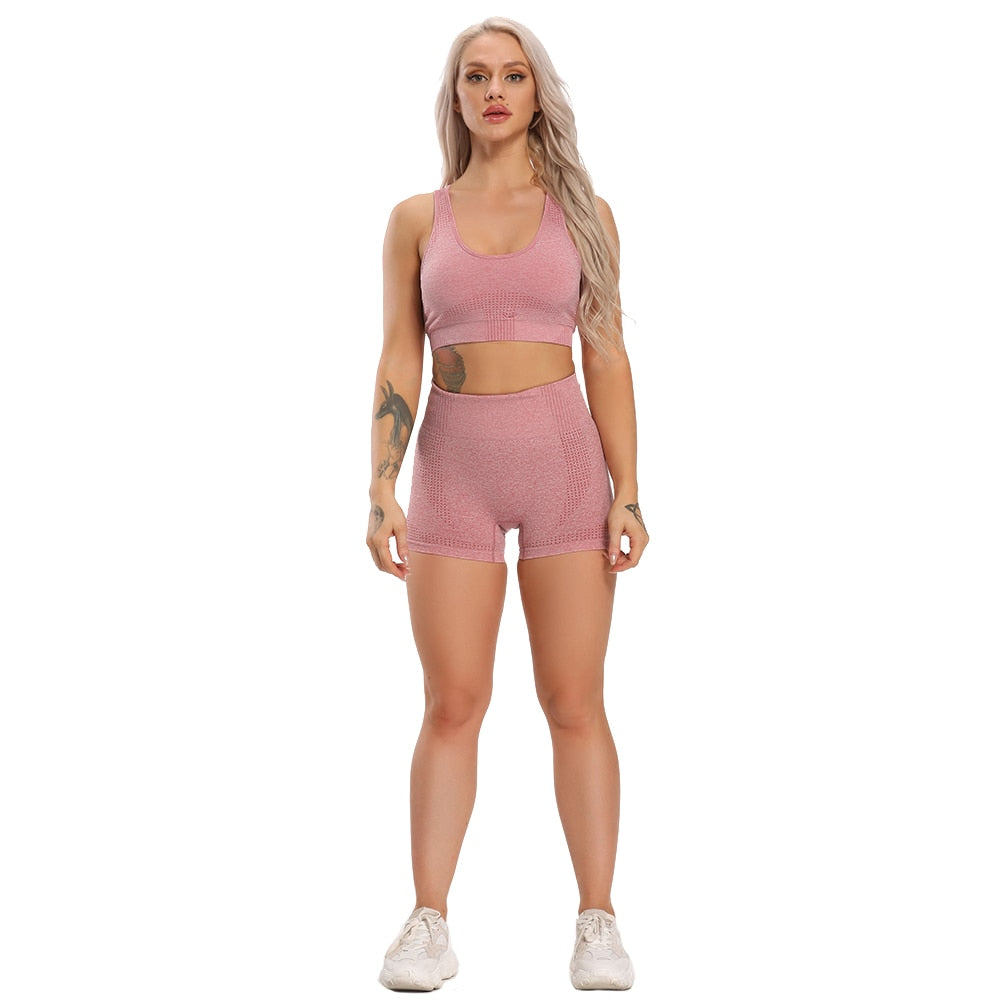 NEW Womens 2pc Yoga Gym  Fitness Clothing Set