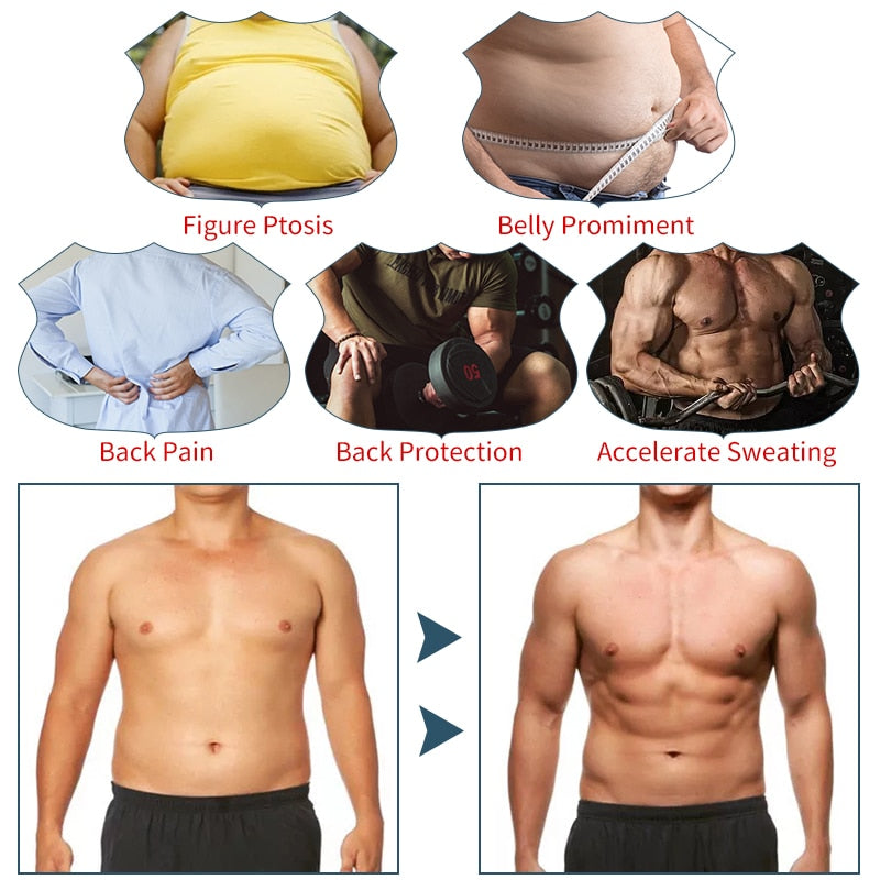 Unisex Sweat Sauna Body Slimming Workout Shapewear