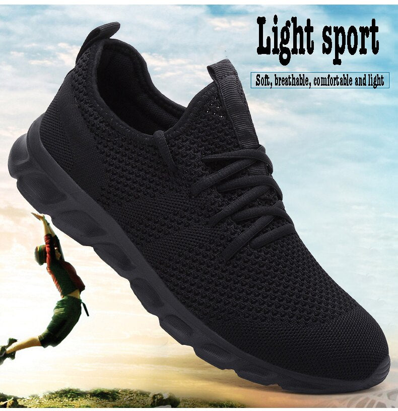 Mens Lightweight Comfortable Non-Slip Running Sneakers
