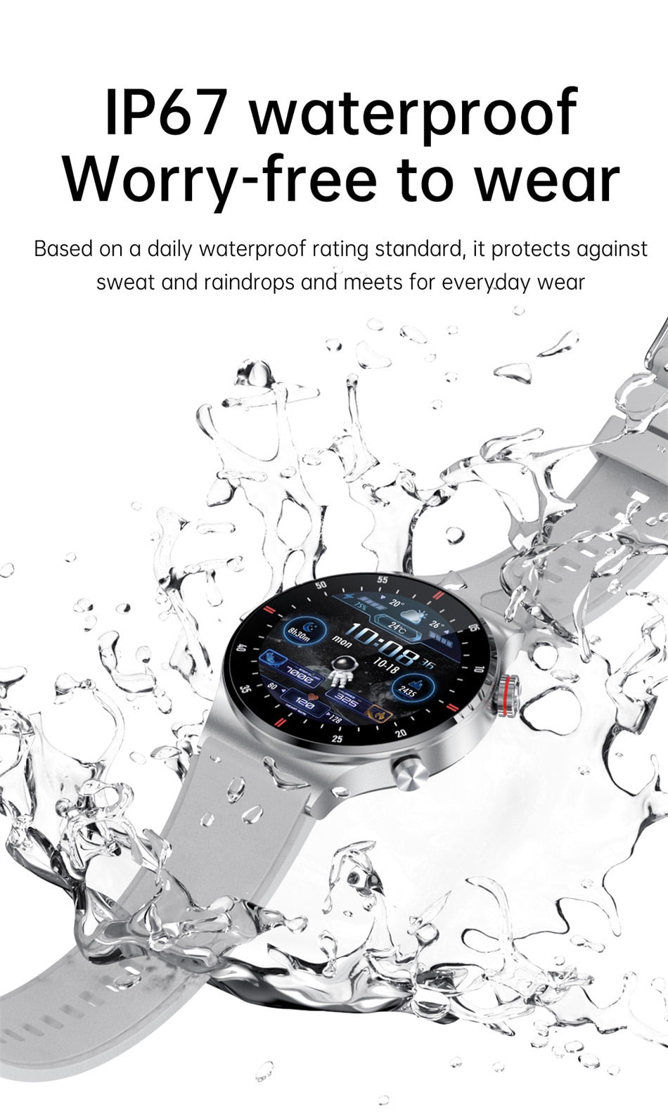 UNISEX Xiaomi Series 8 Smartwatch  Fitness Monitor