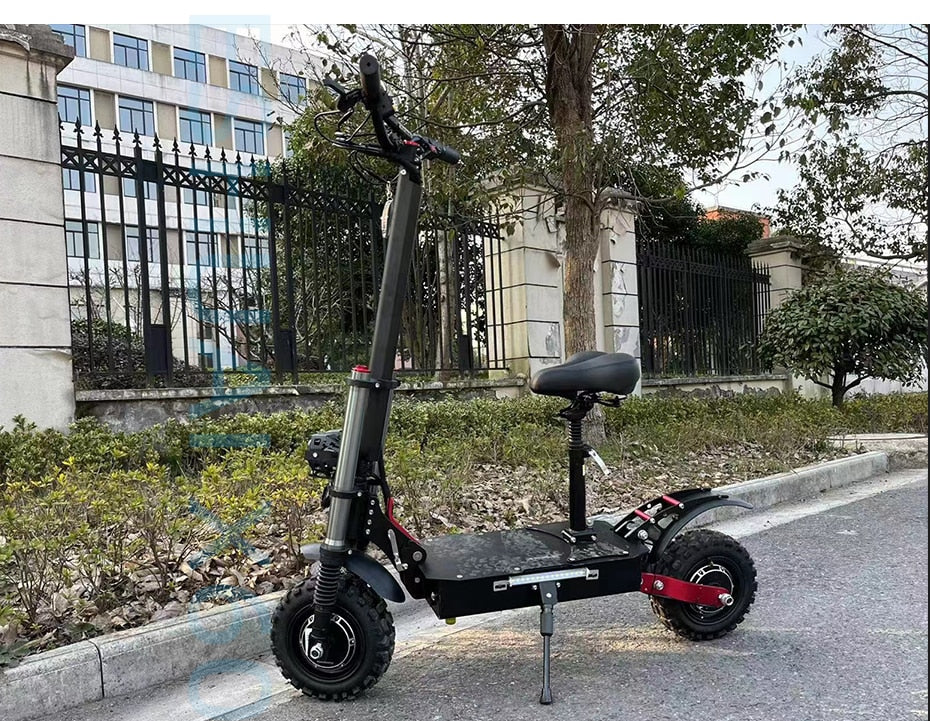 85KM/H Max Speed Powerful Electric Scooter 5600W Dual Motor Off Road Tire