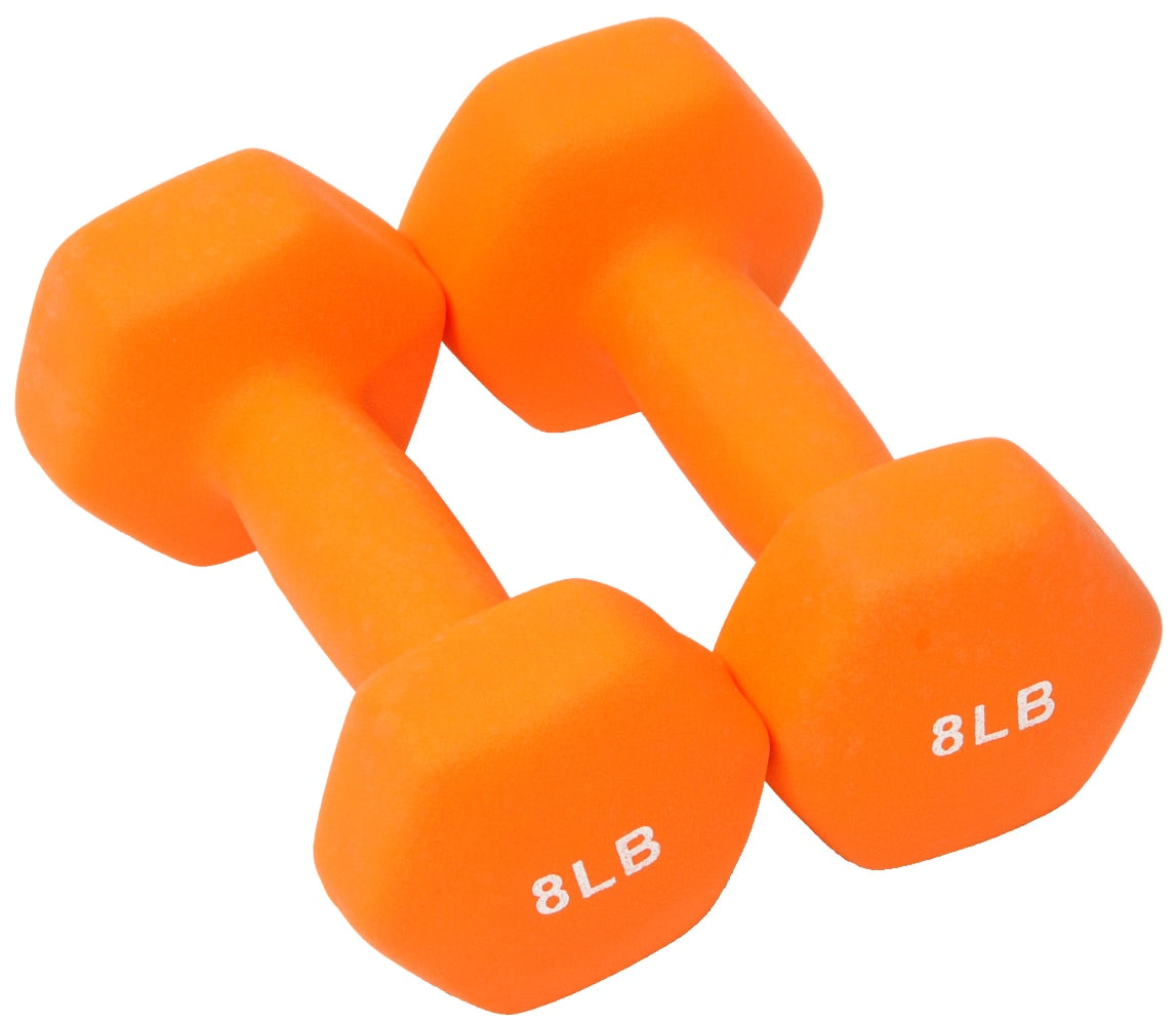 Dumbbell Set with Stand (3lbs, 5lbs, 8lbs Set)  Dumbbell Set