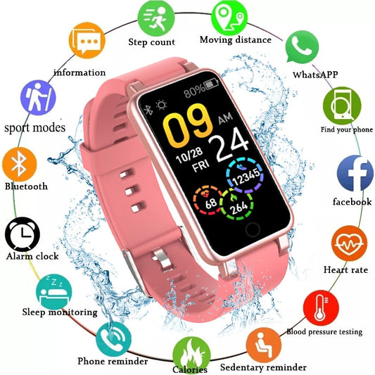 UNISEX C2 PLUS Fitness Smart Watch Call Reminder Android