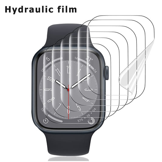 Hydraulic Film for Apple Watch Ultra 8 7 6 SE 5 4 3 45MM 41MM 40MM 44MM & Not Glass iWatch 38MM 42MM