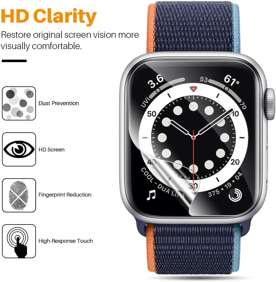 Hydraulic Film for Apple Watch Ultra 8 7 6 SE 5 4 3 45MM 41MM 40MM 44MM & Not Glass iWatch 38MM 42MM